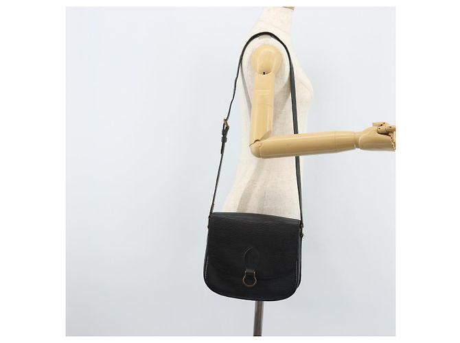 LOUIS VUITTON Borsa a Spalla Epi Saint Cloud GM Nera M52192 LV Auth ep13697 Nero - vista 25
