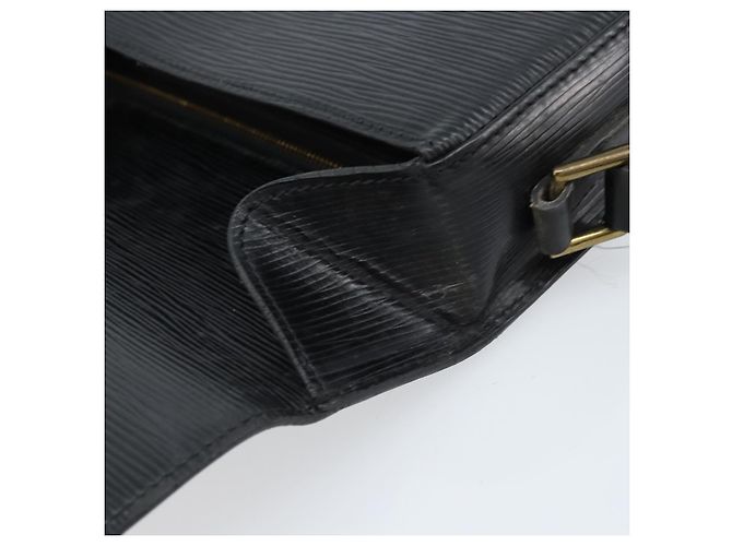 LOUIS VUITTON Borsa a Spalla Epi Saint Cloud GM Nera M52192 LV Auth ep13697 Nero - vista 9