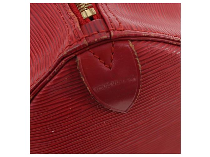 LOUIS VUITTON Epi Keepall 50 Borsa Boston Rossa M42967 LV Auth hk3568 Rosso - vista 18