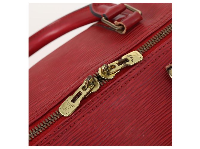 LOUIS VUITTON Epi Keepall 50 Borsa Boston Rossa M42967 LV Auth hk3568 Rosso - vista 19