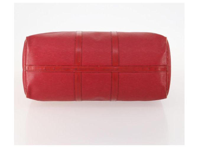 LOUIS VUITTON Epi Keepall 50 Borsa Boston Rossa M42967 LV Auth hk3568 Rosso - vista 5