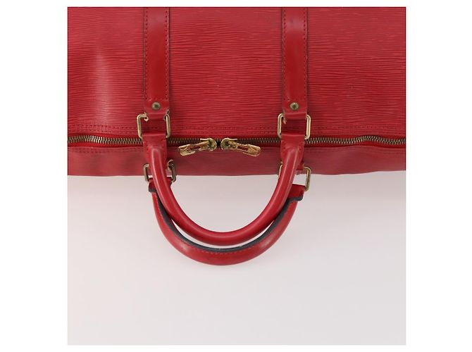 LOUIS VUITTON Epi Keepall 50 Borsa Boston Rossa M42967 LV Auth hk3568 Rosso - vista 7