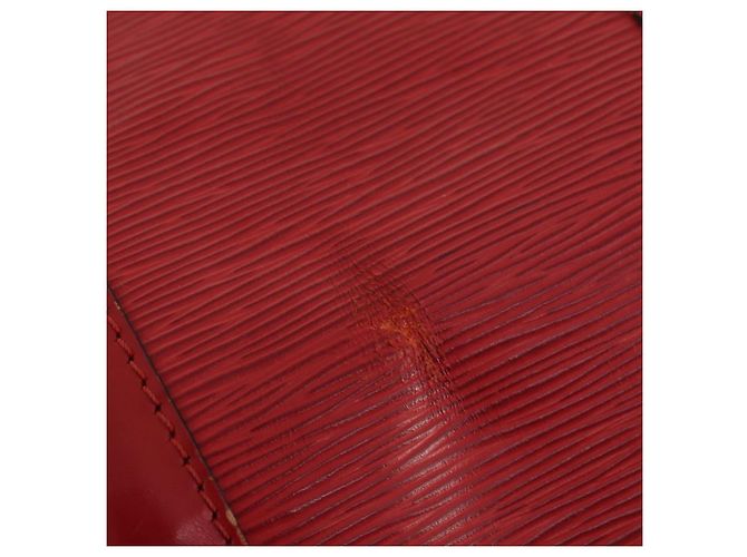LOUIS VUITTON Epi Keepall 50 Borsa Boston Rossa M42967 LV Auth hk3568 Rosso - vista 9