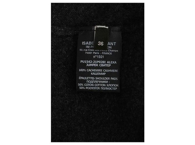 Isabel Marant Pull en cachemire anthracite Gris anthracite - vue 6