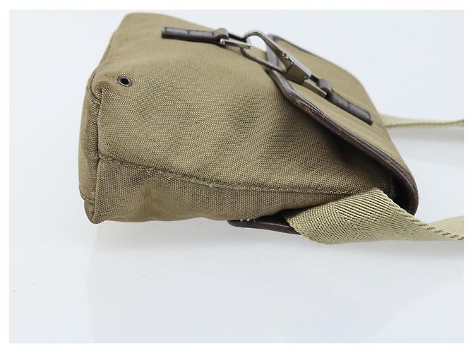 Borsa a tracolla GUCCI in tela beige argento 92543 Auth bs33907 - vista 4