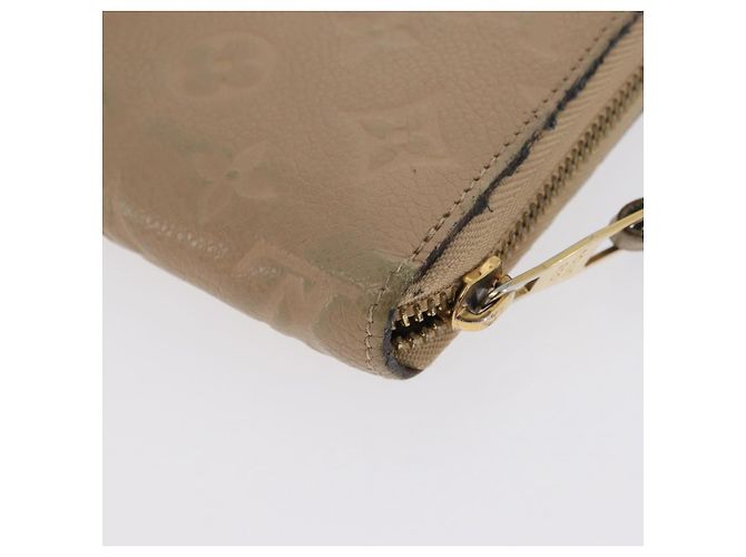 Cartera Larga Zippy Empreinte LOUIS VUITTON Beige M61866 LV Auth bs33946 - vista 16