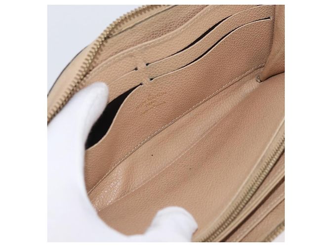 Cartera Larga Zippy Empreinte LOUIS VUITTON Beige M61866 LV Auth bs33946 - vista 18