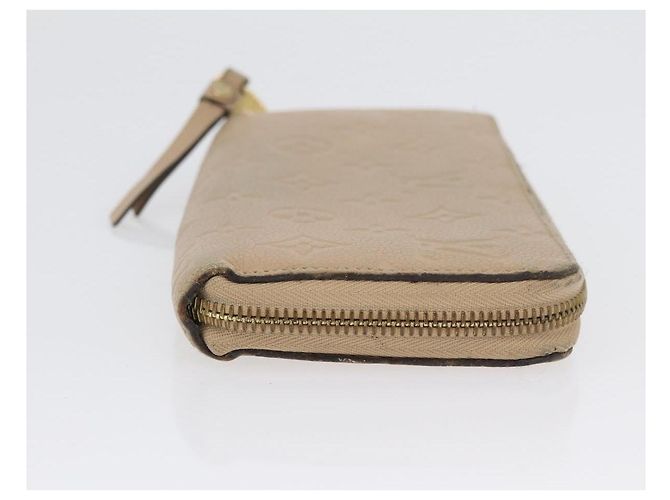 Cartera Larga Zippy Empreinte LOUIS VUITTON Beige M61866 LV Auth bs33946 - vista 3