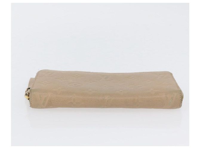 Cartera Larga Zippy Empreinte LOUIS VUITTON Beige M61866 LV Auth bs33946 - vista 6