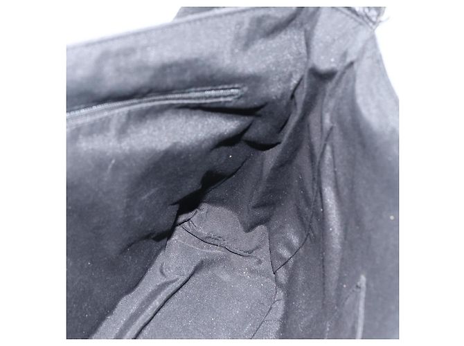 Borsa a Spalla GG Canvas Gucci Nera Argento 272351 Auth mr2167 Nero - vista 17