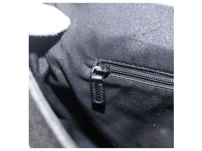 Borsa a Spalla GG Canvas Gucci Nera Argento 272351 Auth mr2167 Nero - vista 19