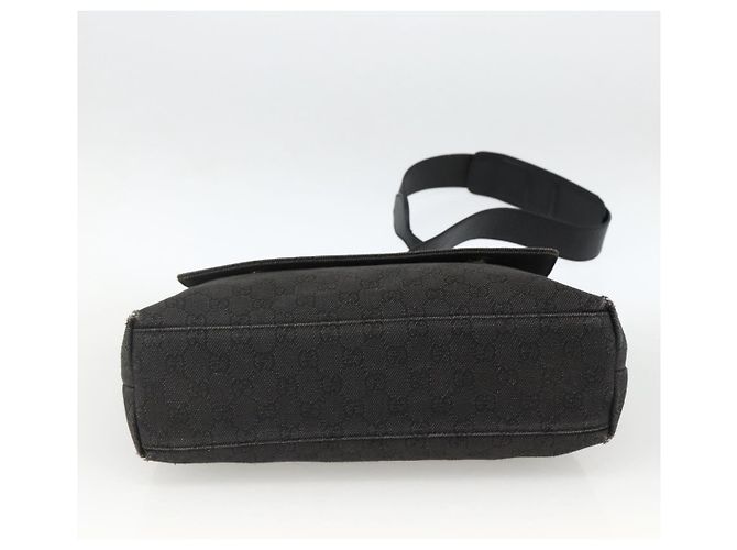 Borsa a Spalla GG Canvas Gucci Nera Argento 272351 Auth mr2167 Nero - vista 9