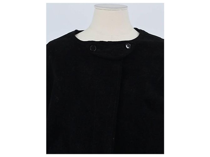 Isabel Marant Etoile Schwarze Wildlederjacke - Ansicht 2