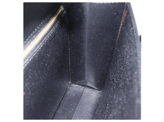 LOUIS VUITTON Epi Serie Dragonne Clutch Bag Nero M52612 LV Auth ep13784 - vista 19