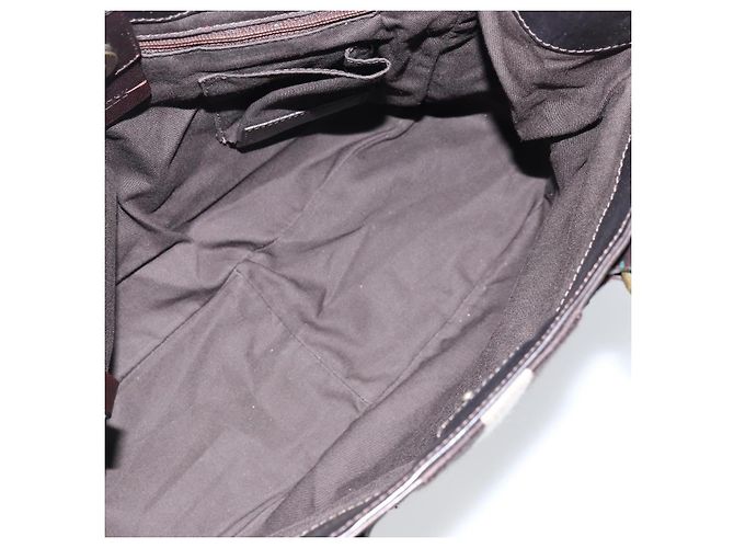 BALLY Borsa a mano in pelle marrone oro Auth BSZ117 D'oro - vista 17