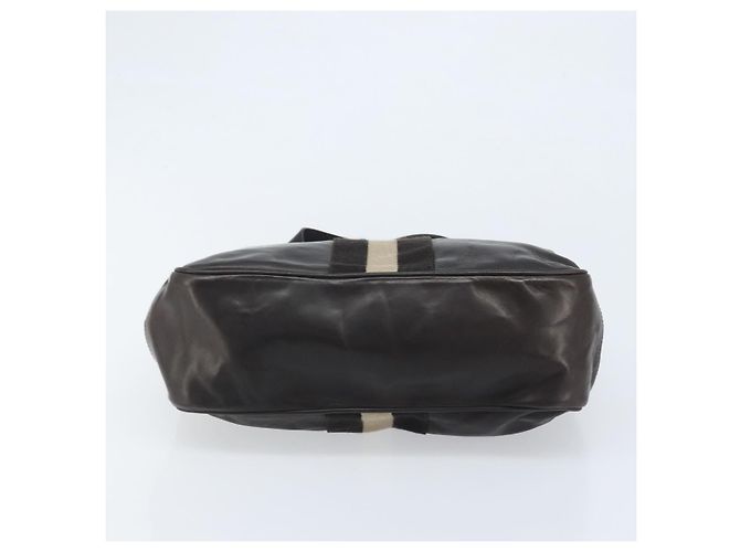 BALLY Borsa a mano in pelle marrone oro Auth BSZ117 D'oro - vista 9