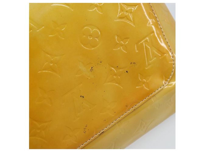 LOUIS VUITTON Borsa Thompson Street Monogram Vernis Beige M91301 LV Auth 170091 - vista 9