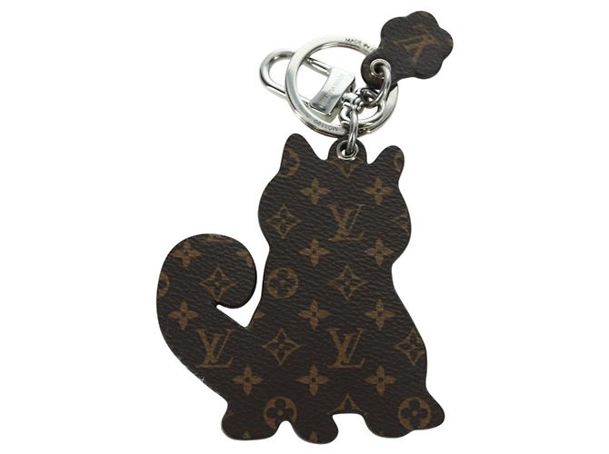 LOUIS VUITTON Monogram Portachiavi LV Shiva Charm Giallo M01199 LV Auth bs34024M Monogramma - vista 8