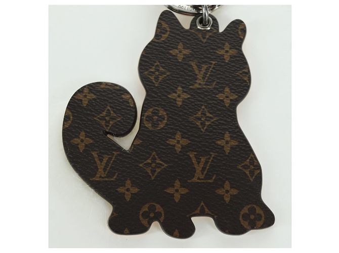 LOUIS VUITTON Monogram Portachiavi LV Shiva Charm Giallo M01199 LV Auth bs34024M Monogramma - vista 9