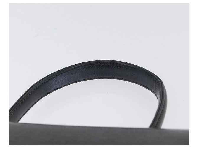 Bolsa de mão GIVENCHY em couro preto e dourado Auth BSZ372 - vista 8