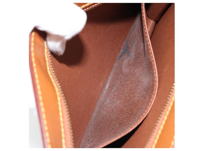 LOUIS VUITTON Pochette Uomo Epi Borsa Marrone Zipangu Oro M52528 LV Auth ka3156 - vista 10