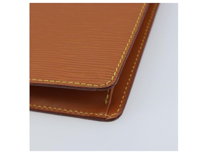 LOUIS VUITTON Pochette Uomo Epi Borsa Marrone Zipangu Oro M52528 LV Auth ka3156 - vista 15