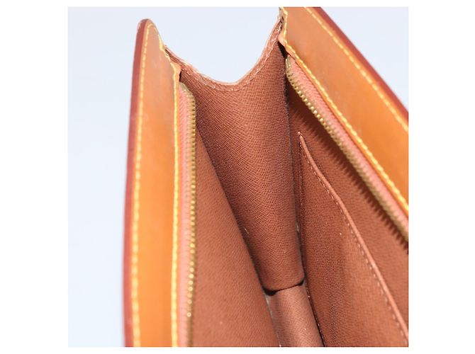LOUIS VUITTON Pochette Uomo Epi Borsa Marrone Zipangu Oro M52528 LV Auth ka3156 - vista 19