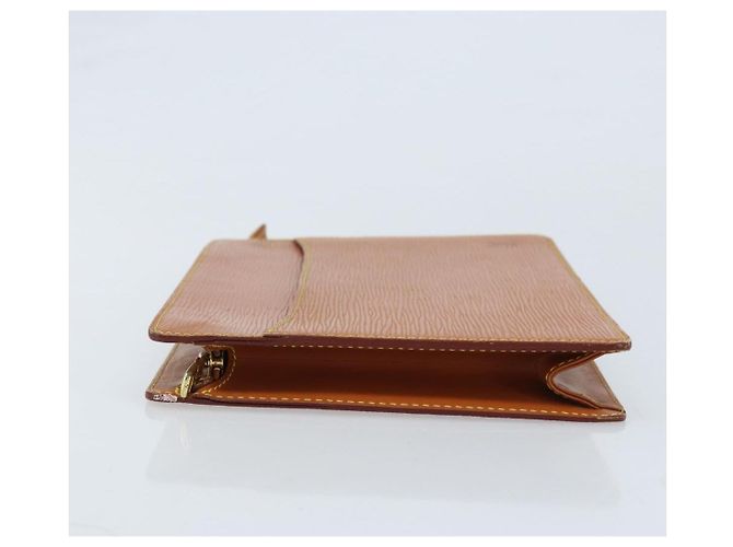 LOUIS VUITTON Pochette Uomo Epi Borsa Marrone Zipangu Oro M52528 LV Auth ka3156 - vista 4