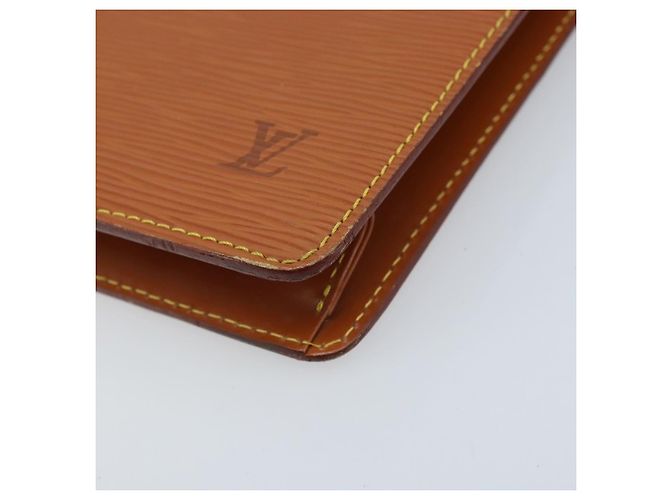 LOUIS VUITTON Pochette Uomo Epi Borsa Marrone Zipangu Oro M52528 LV Auth ka3156 - vista 7