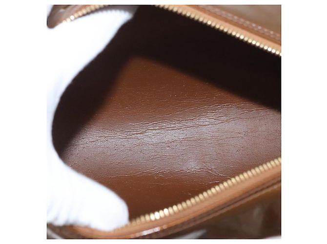 LOUIS VUITTON Borsa a Mano Monogram Vernis Bedford Bronzo M91131 LV Auth LNZ786A - vista 11