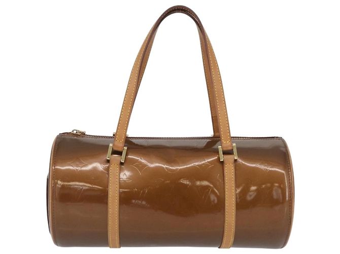 LOUIS VUITTON Borsa a Mano Monogram Vernis Bedford Bronzo M91131 LV Auth LNZ786A - vista 13