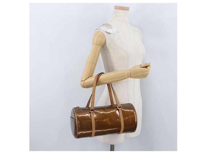 LOUIS VUITTON Borsa a Mano Monogram Vernis Bedford Bronzo M91131 LV Auth LNZ786A - vista 20