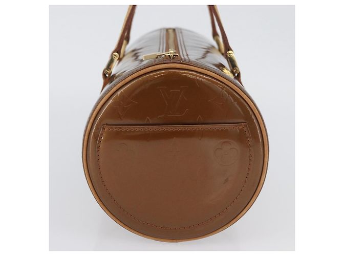 LOUIS VUITTON Borsa a Mano Monogram Vernis Bedford Bronzo M91131 LV Auth LNZ786A - vista 4
