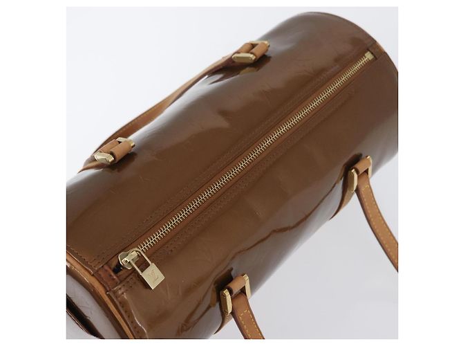 LOUIS VUITTON Borsa a Mano Monogram Vernis Bedford Bronzo M91131 LV Auth LNZ786A - vista 6