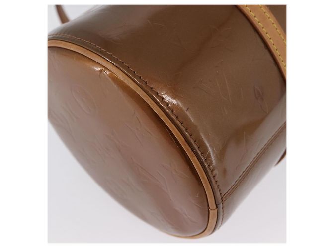 LOUIS VUITTON Borsa a Mano Monogram Vernis Bedford Bronzo M91131 LV Auth LNZ786A - vista 9
