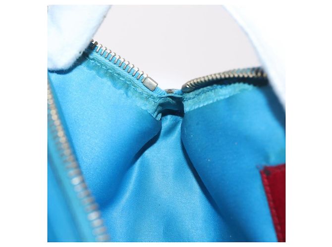 Borsa a Spalla a Catena Valentino in Pelle Blu Oro Auth bs33850 D'oro - vista 19