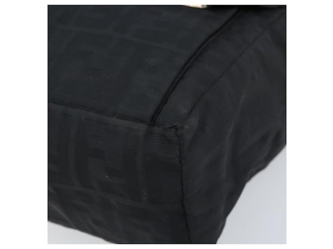 FENDI Zucca Canvas Tote Bag Schwarz Silber Auth mr2177 - Ansicht 10