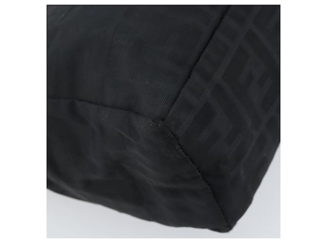 FENDI Zucca Canvas Tote Bag Schwarz Silber Auth mr2177 - Ansicht 13