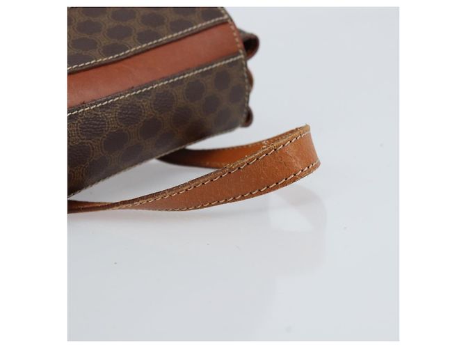 Céline CELINE Macadam Canvas Backpack PVC Leather Brown Gold Auth bs33733 Golden - view 7