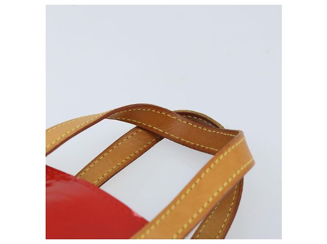 LOUIS VUITTON Monogram Vernis Reade PM Borsa a Mano Rossa M91088 LV Auth mr2188 Rosso - vista 14