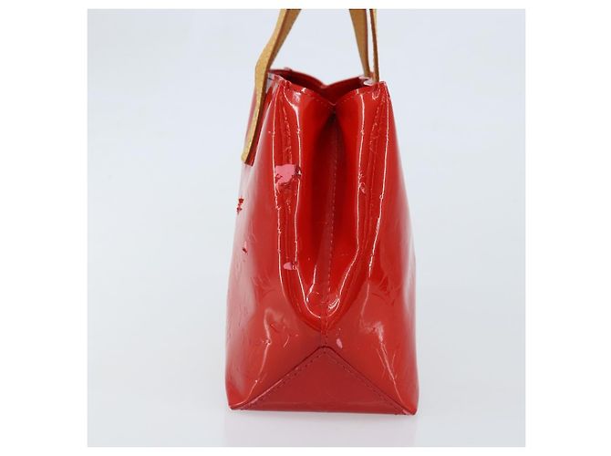 LOUIS VUITTON Monogram Vernis Reade PM Borsa a Mano Rossa M91088 LV Auth mr2188 Rosso - vista 3