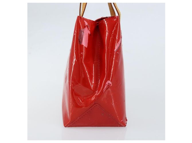 LOUIS VUITTON Monogram Vernis Reade PM Borsa a Mano Rossa M91088 LV Auth mr2188 Rosso - vista 4
