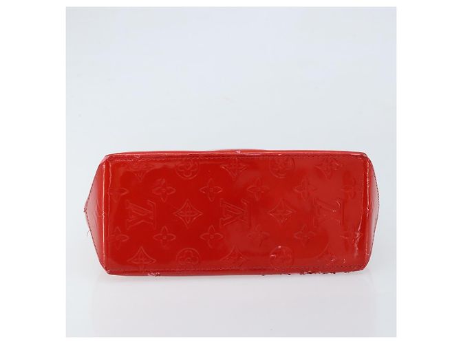 LOUIS VUITTON Monogram Vernis Reade PM Borsa a Mano Rossa M91088 LV Auth mr2188 Rosso - vista 5