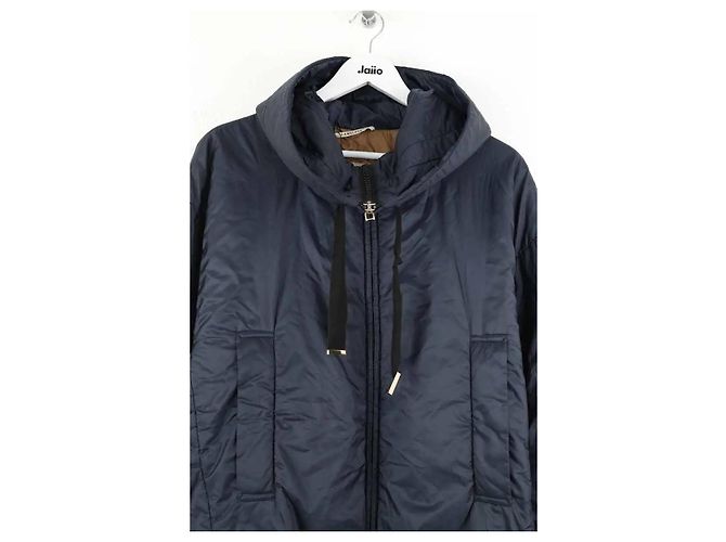 Max Mara Parka azul marino - vista 2