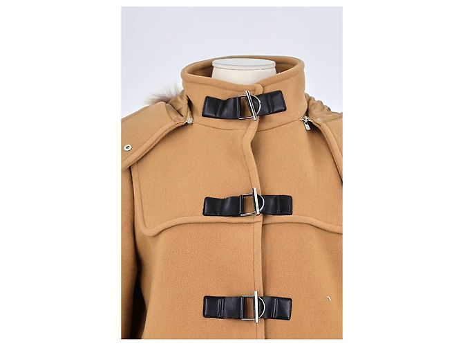 Claudie Pierlot Abrigo de lana marrón Castaño - vista 2