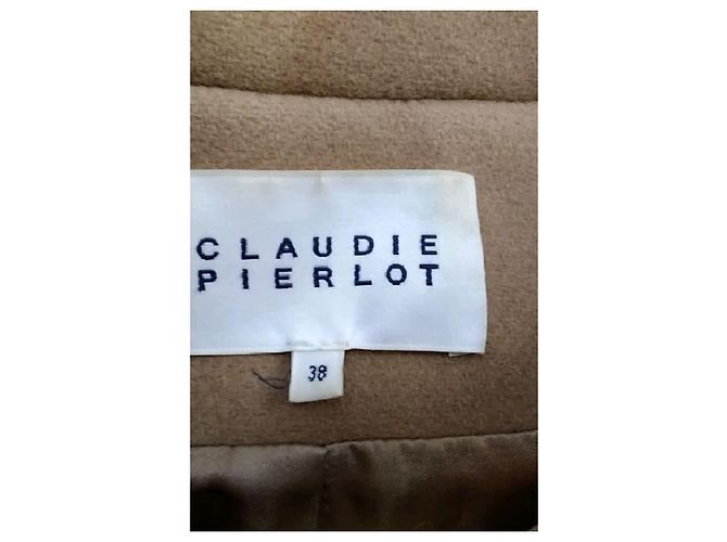 Claudie Pierlot Abrigo de lana marrón Castaño - vista 7
