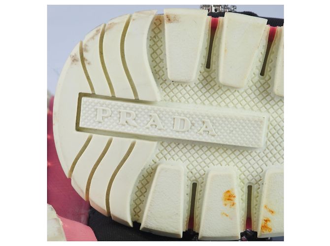 Sneakers Slip-on in Tela Nera Decorati con Cristalli Prada Nero - vista 5