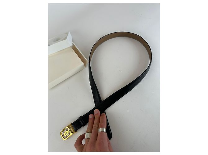 Vintage Courreges Ledergürtel Set Schwarz - Ansicht 8