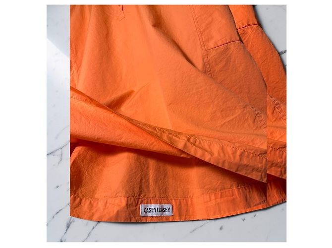Vestido Casey-Casey February H Card Naranja Algodón - vista 7