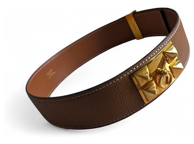 Hermès - Médor Gürtel - Havanna/Kamel Leder - Ansicht 2